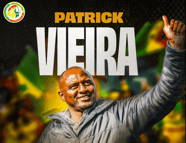 Patrick Vieira anunciado como novo selecionador do Senegal
